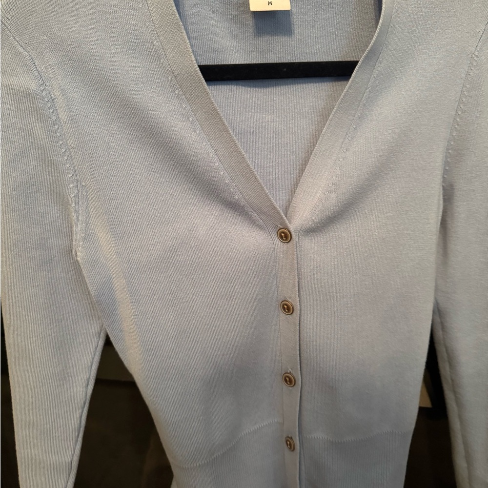 Light Blue Women's Cardigan Sweater